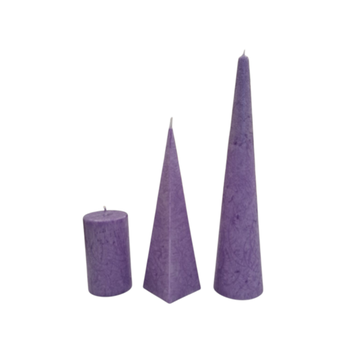 Olivia pyöreä pyramidi kartio lila