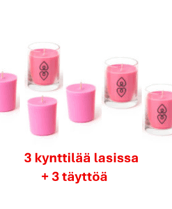 SoFi-soijakynttiläpakkaus 3+3 ERIKOISHINTAAN. M-koko.