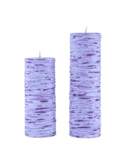 Raita-pilarikynttilä, luumu
