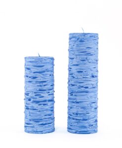 Raita-pilarikynttilä, sinervä