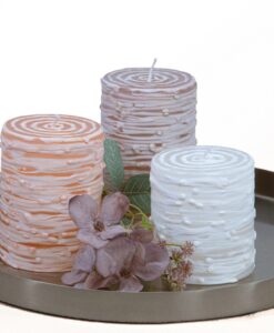 Raita pöytäkynttilä, kuura - Image 2